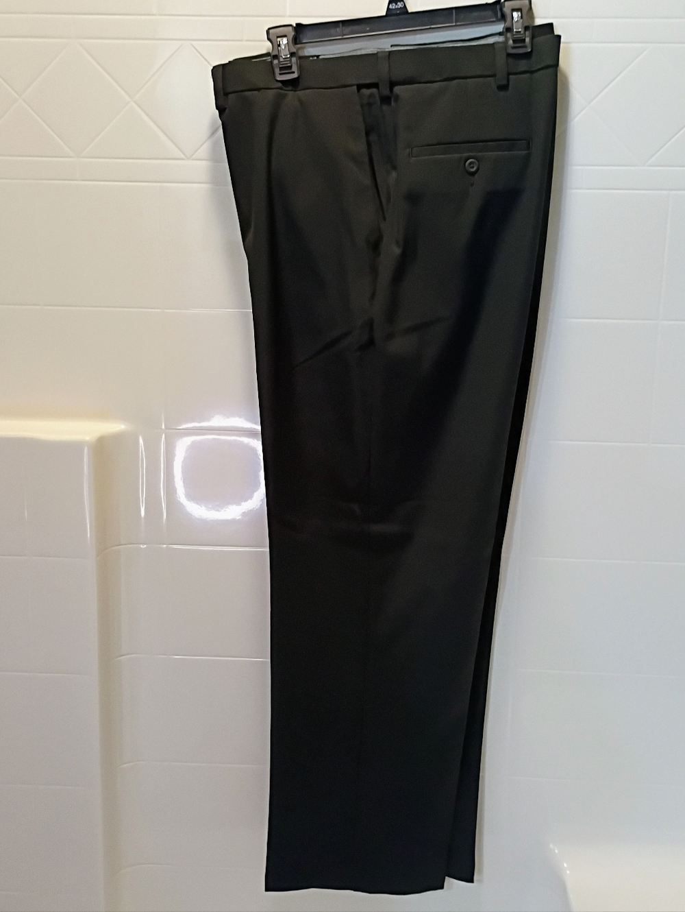 Men's J.M. Haggar Premium Classic Fit Stretch Suit Pants Black 42x30